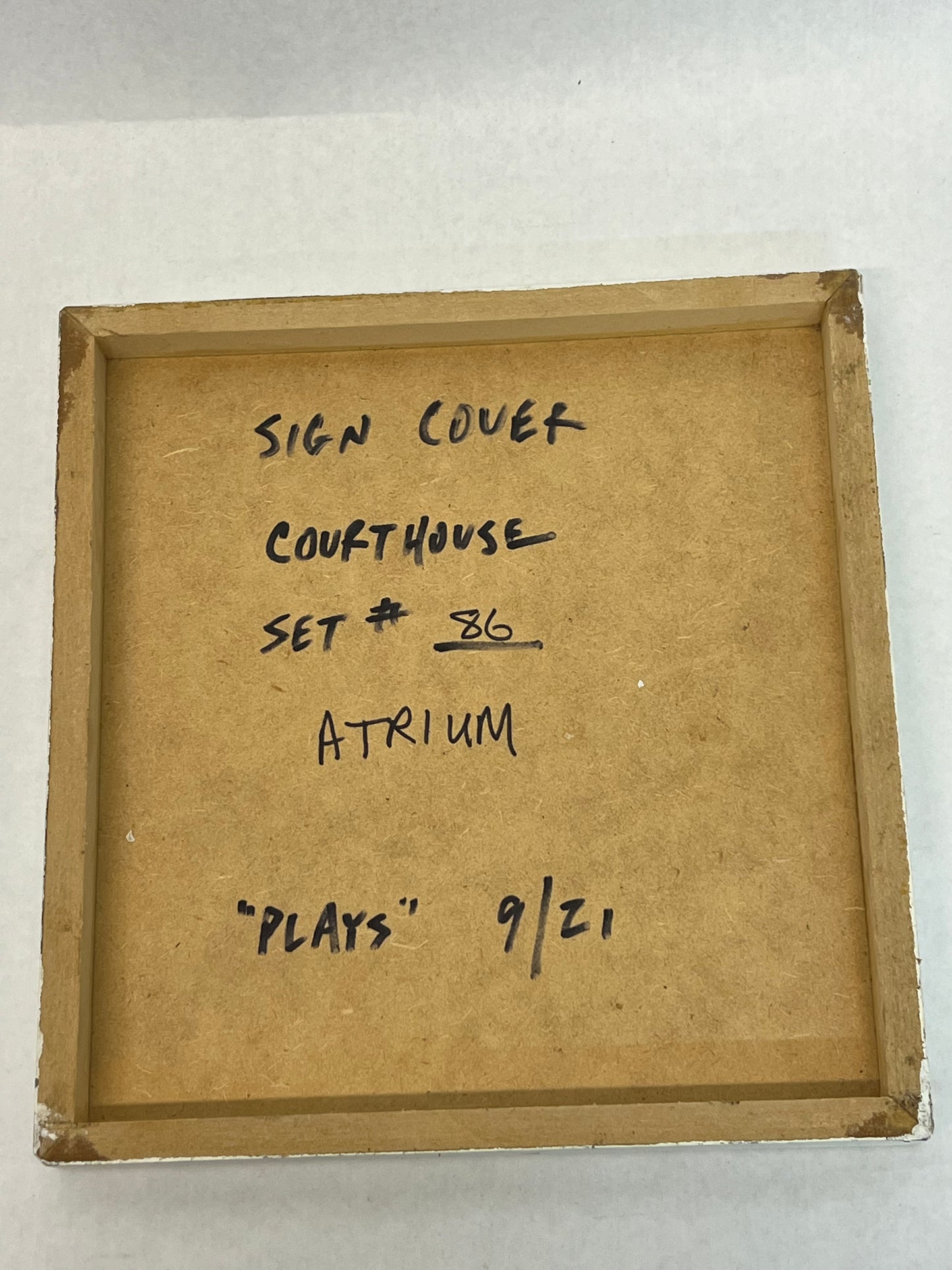 Alabama Court of Appeals Signs Just Mercy (2019) Movie Prop Y'allywood Props