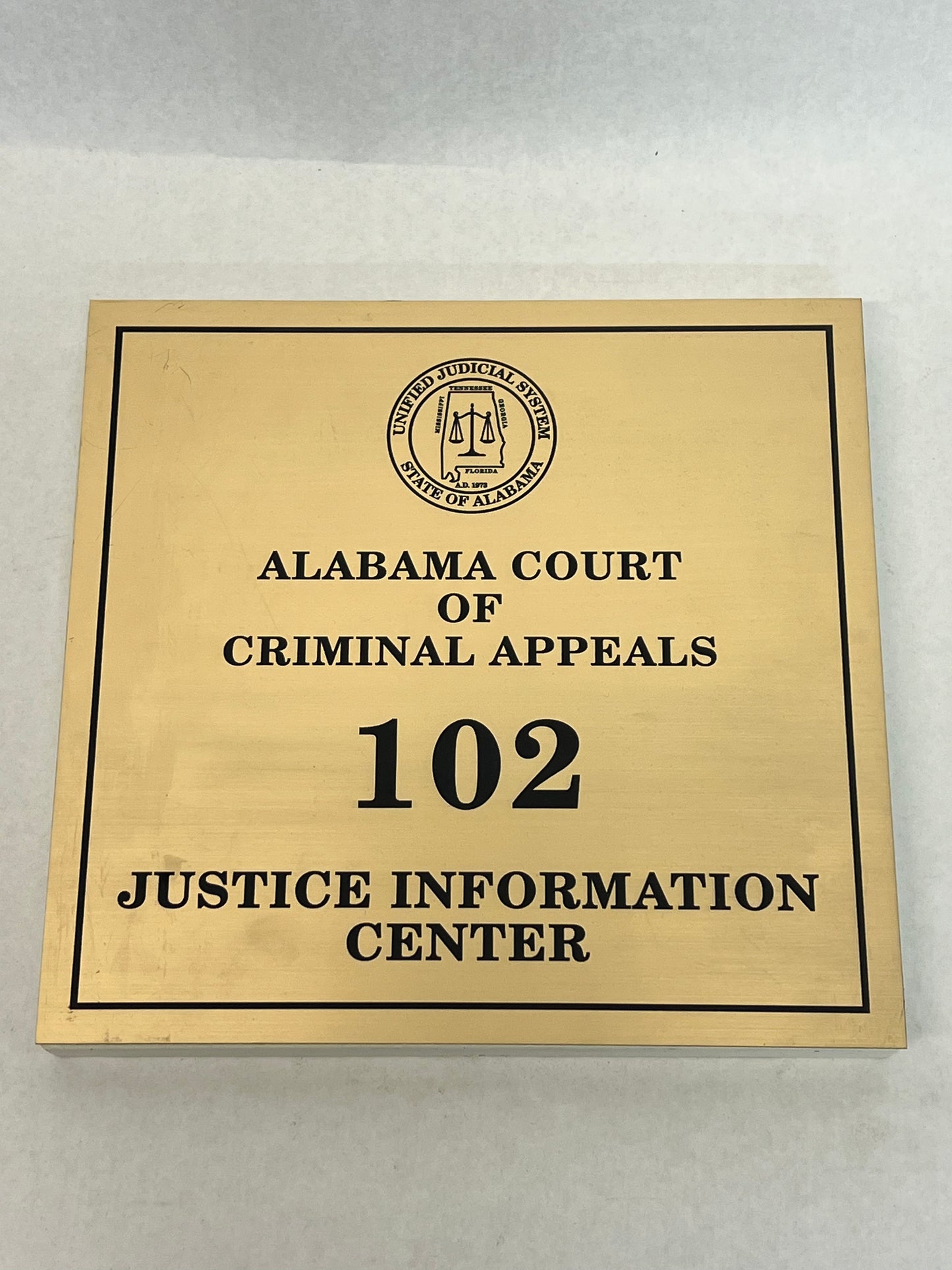 Alabama Court of Appeals Signs Just Mercy (2019) Movie Prop Y'allywood Props Justice Information Center