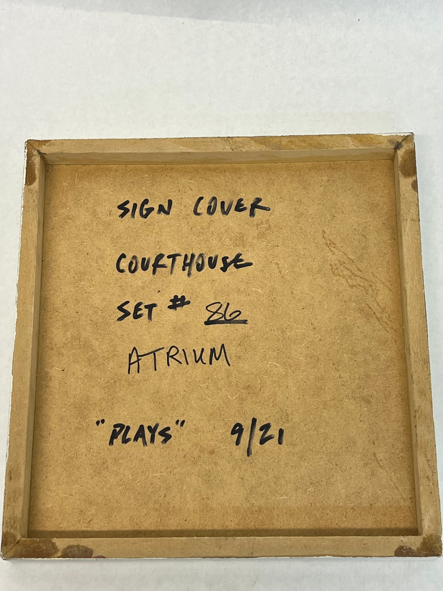 Alabama Court of Appeals Signs Just Mercy (2019) Movie Prop Y'allywood Props