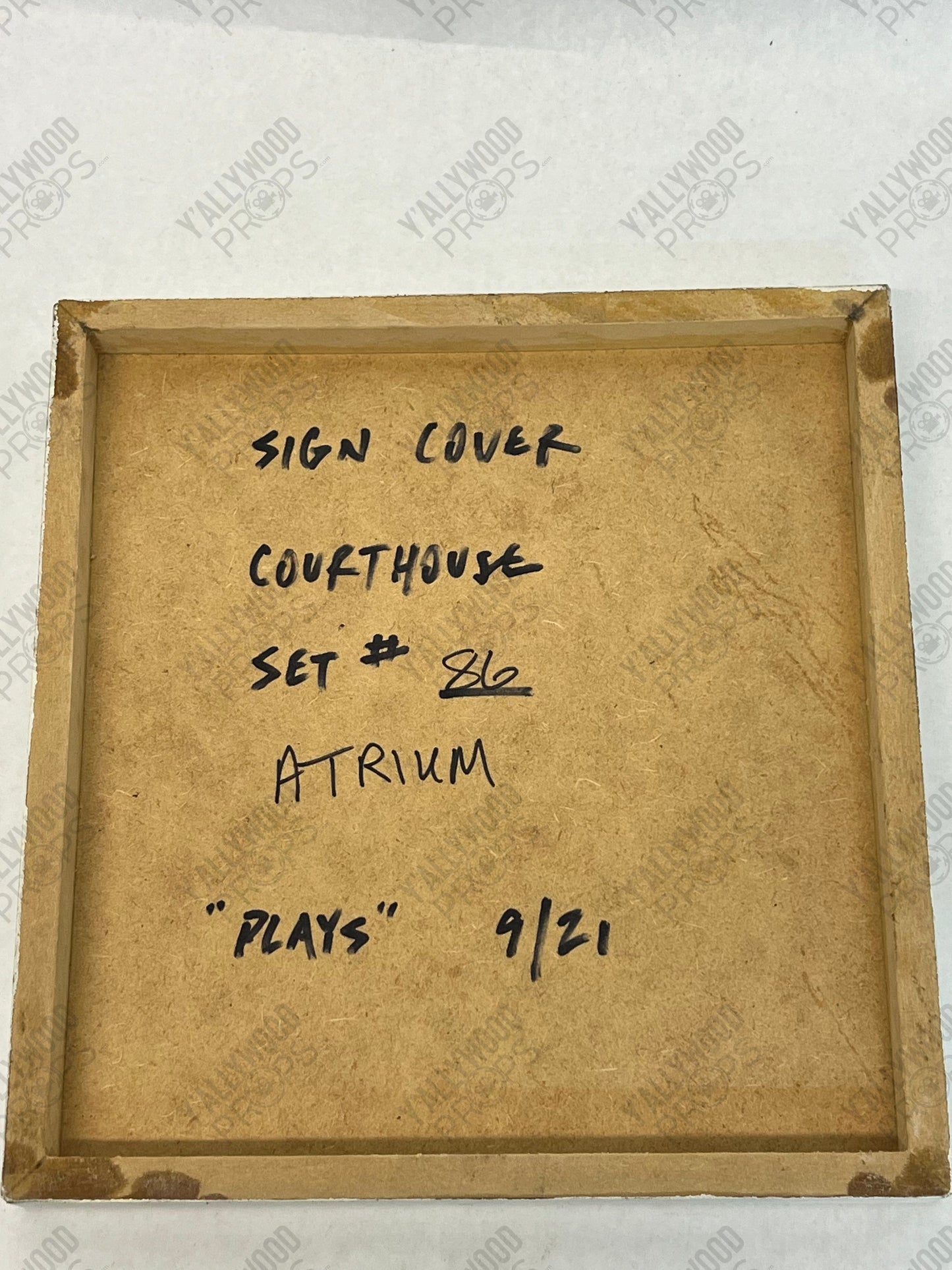 Alabama Court of Appeals Signs Just Mercy (2019) Movie Prop Y'allywood Props