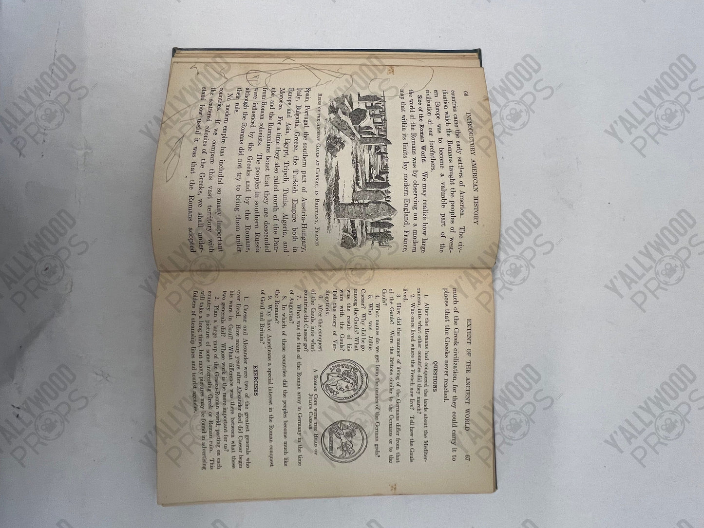 American History Book The Best of Enemies (2019) Movie Prop Y'allywood Props