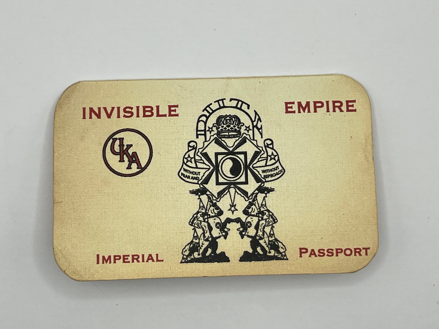 CP's Imperial Passport The Best of Enemies (2019) Movie Prop Y'allywood Props