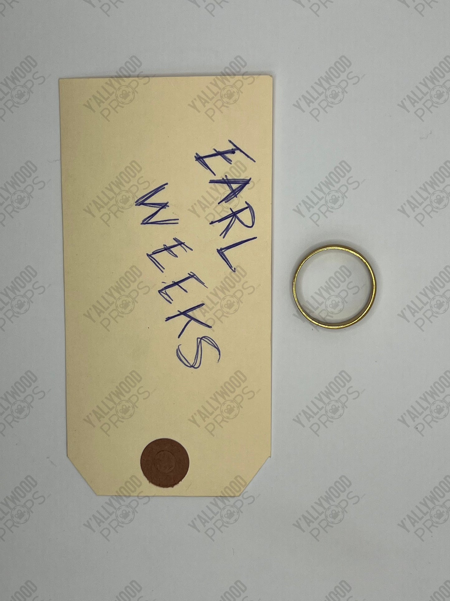 Earl Week's Ring The Best of Enemies (2019) Wardrobe Y'allywood Props