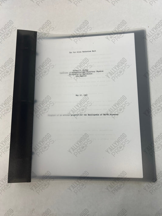 Life Foundation Folder Venom (2018) Movie Prop Y'allywood Props