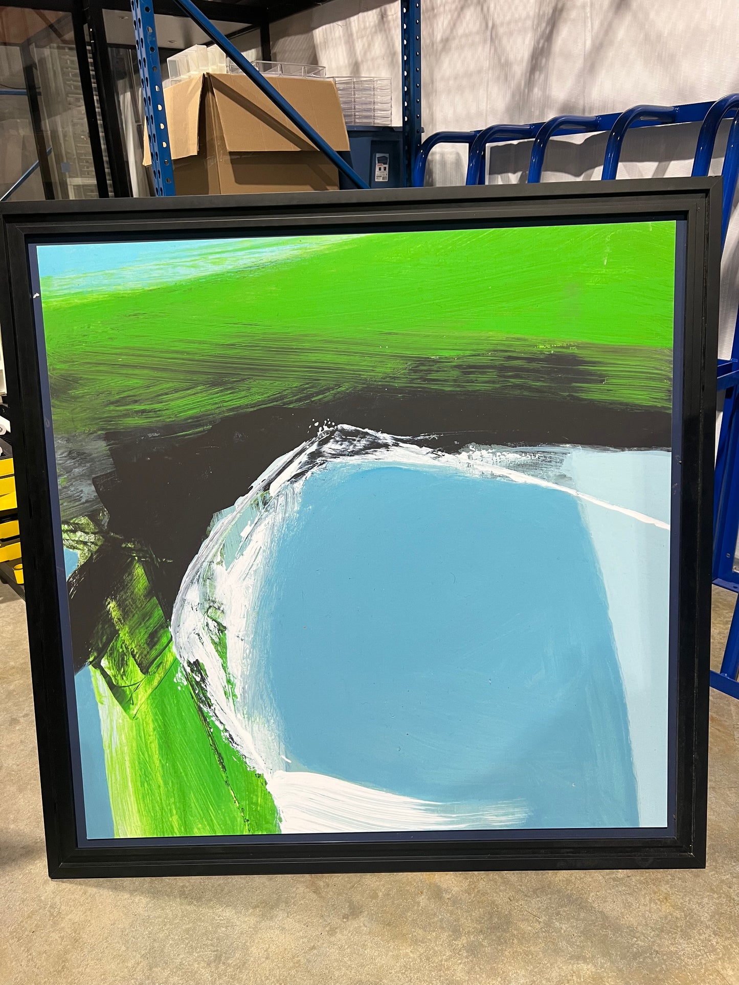 Mike's Green Cove Artwork Bad Boys 4 Ride or Die (2024) Movie Prop Y'allywood Props