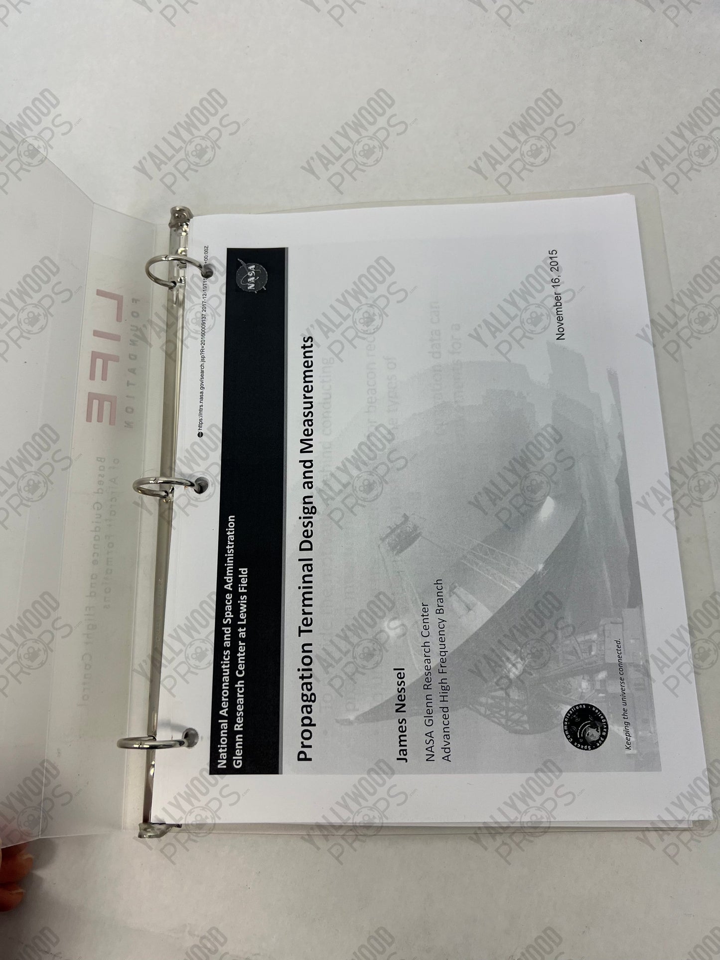 Life Foundation Folder Venom (2018) Movie Prop Y'allywood Props