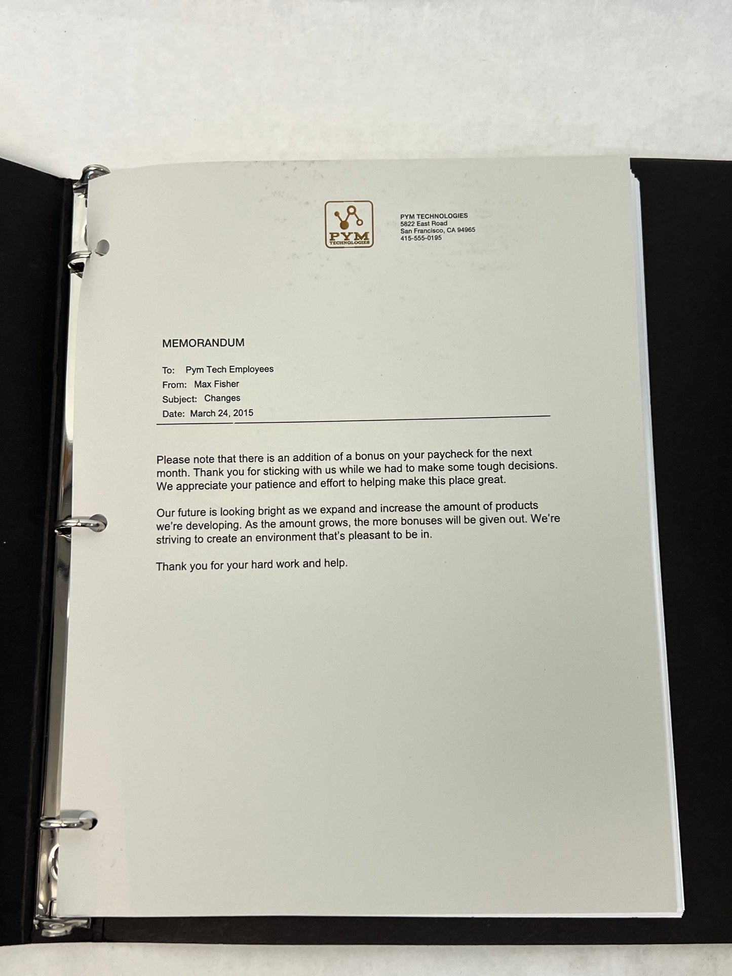 Pym Technologies Binder Ant-Man (2015) Movie Prop Y'allywood Props