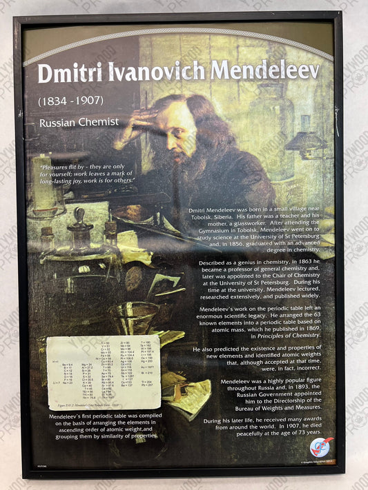 Peter's Chemistry Class Pictures Spider-man: Homecoming Movie Prop Y'allywood Props Dmitri Ivanovich Mendelev