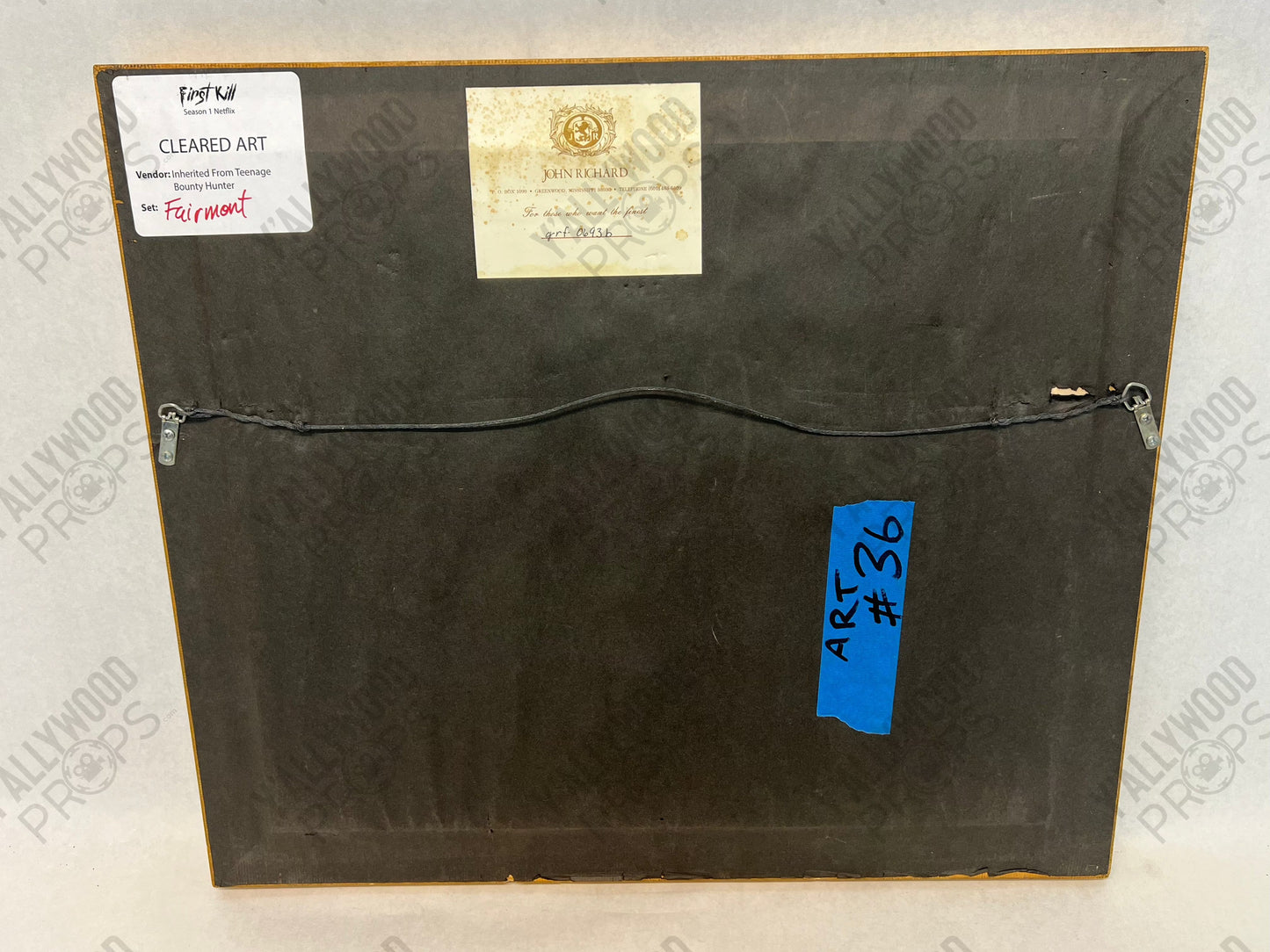 Fairmont House Artwork First Kill (2022) Movie Prop Y'allywood Props
