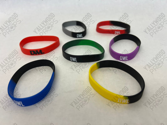 DWL Wristband Merch Heels (2021) Wardrobe Y'allywood Props