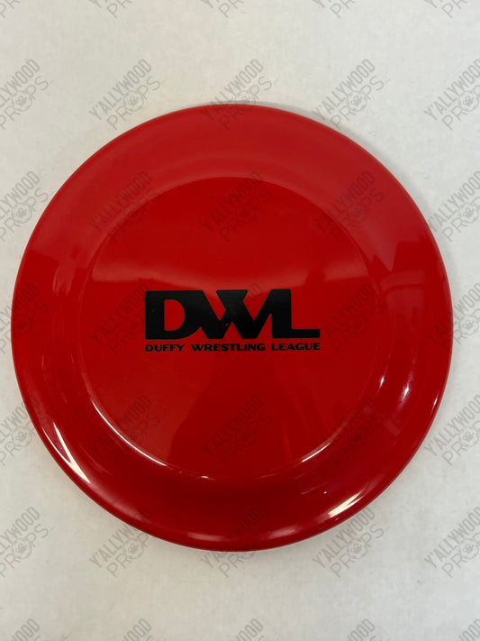 DWL Frisbee Merch Heels (2021) Movie Prop Y'allywood Props Red w/black logo