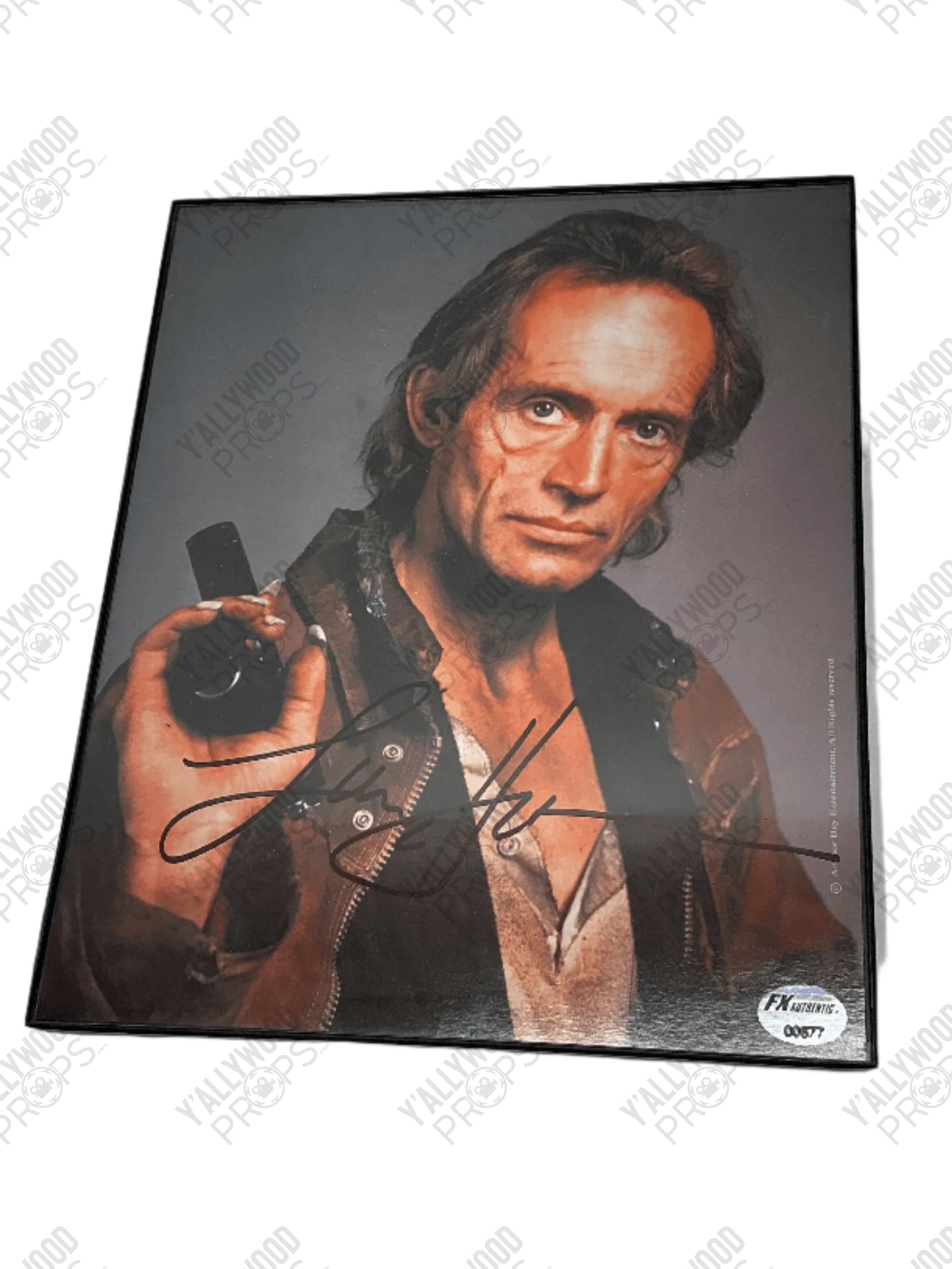Lance Henriksen Signed Framed Photo 8x10" Autograph Y'allywood Props