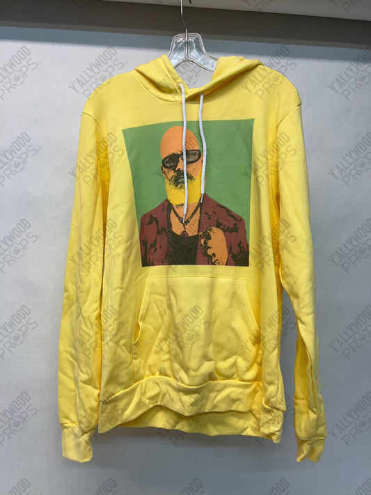 FWD Yellow Charlie Gully Merch Hoodie Sweatshirt, Heels (2021) Wardrobe Y'allywood Props