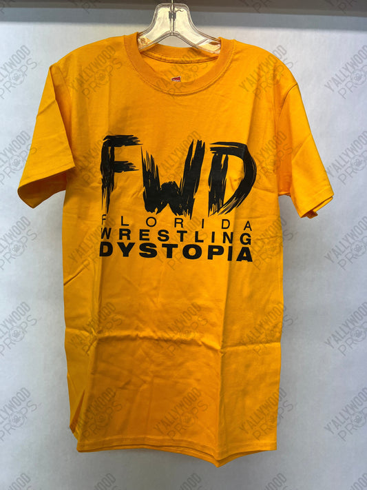 FWD Gold Merch T-Shirt, Heels (2021) Wardrobe Y'allywood Props
