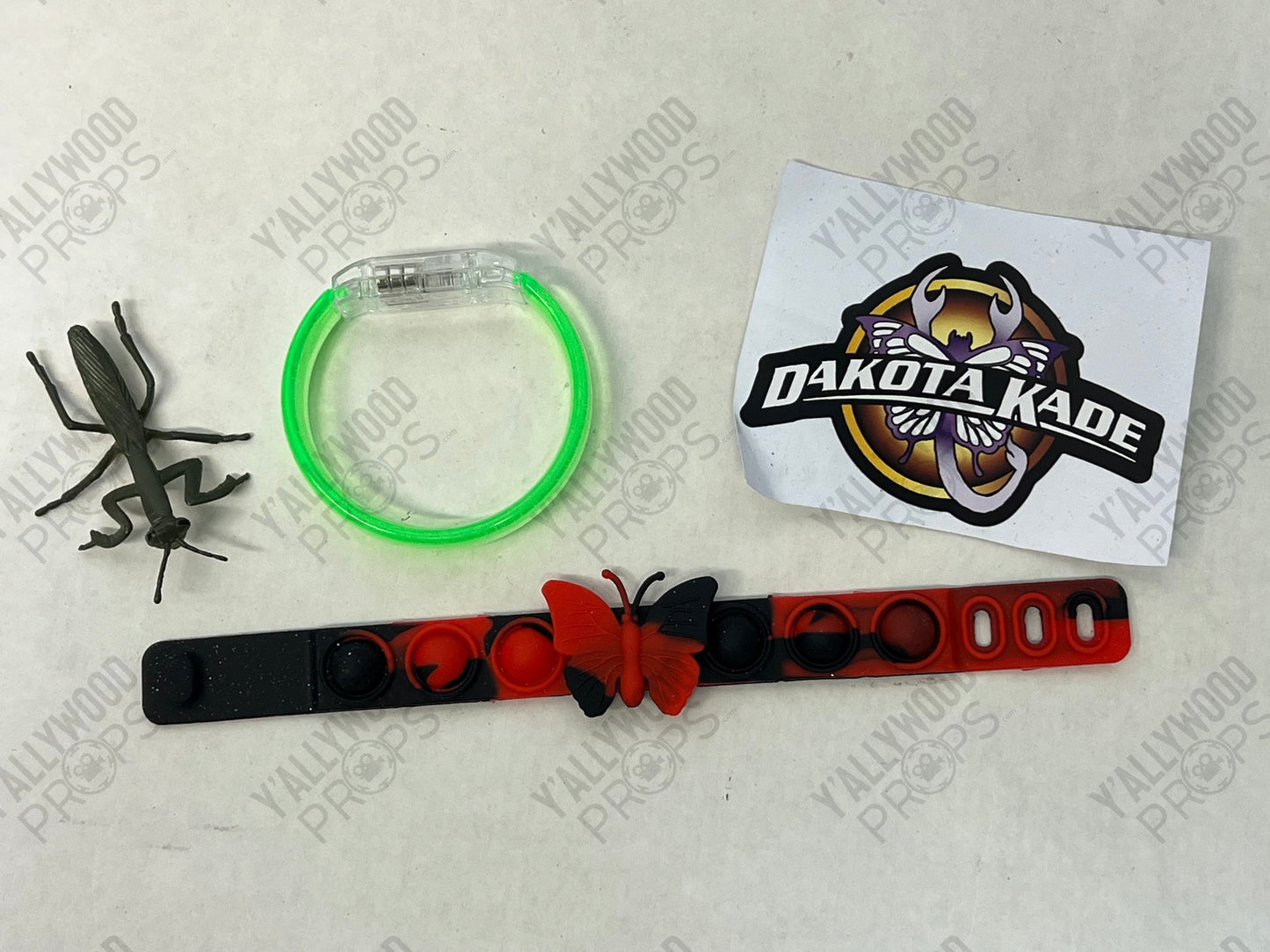 Dakota Kade Merch S2E4 Heels (2021) Movie Prop Y'allywood Props Butterfly Bracelet Lot 6