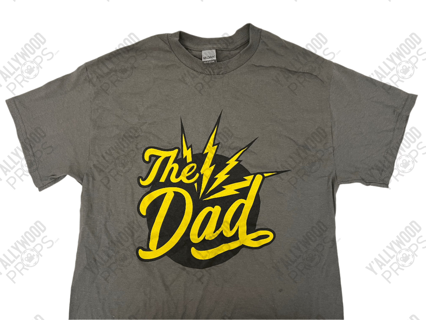 The Dad Merch Table T-Shirt Heels (2021) Wardrobe Y'allywood Props