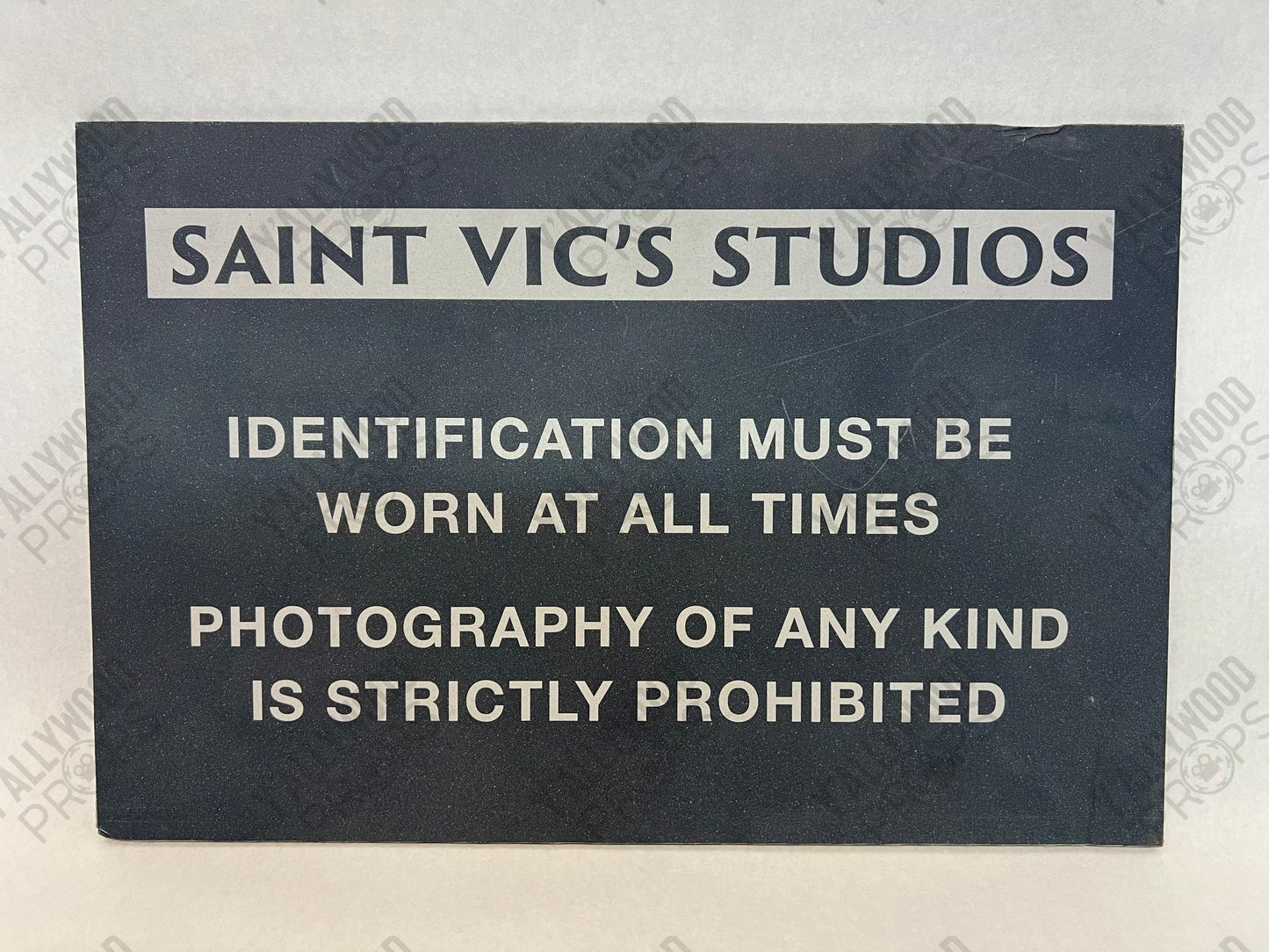 Saint Vic's Studios Signs S2E6 Heels (2021) Movie Prop Y'allywood Props Identification Must Be Worn 18x12"