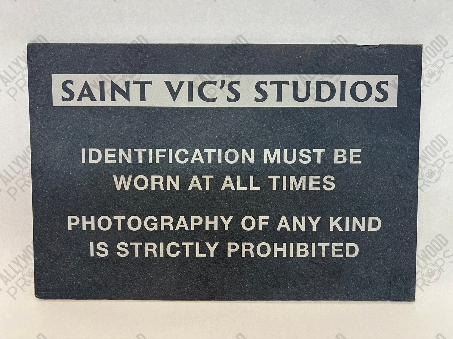 Saint Vic's Studios Signs S2E6 Heels (2021) Movie Prop Y'allywood Props Identification Must Be Worn 18x12"