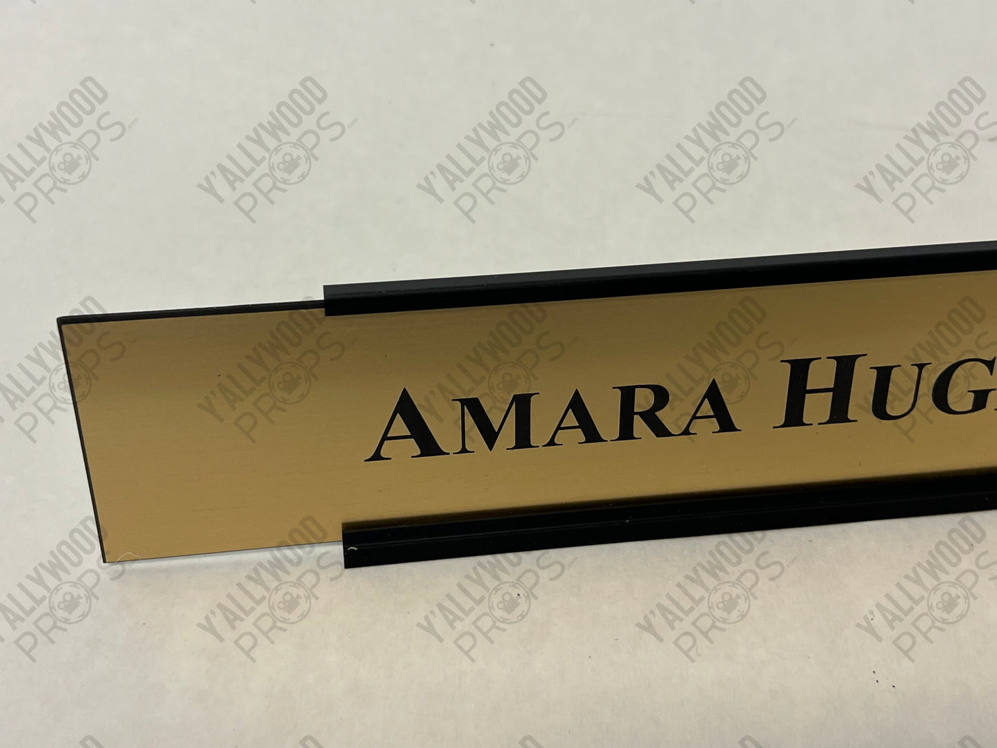 Amara Hughes Office & Desk Nameplates Ambitions (2019) Movie Prop Y'allywood Props