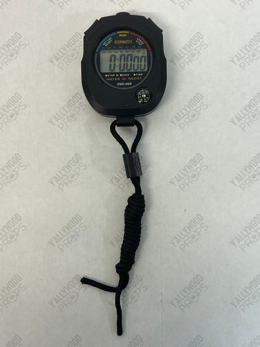 Sensei Barnes' Stopwatch S6E4 Cobra Kai Movie Prop Y'allywood Props Production Back-up Duplicate