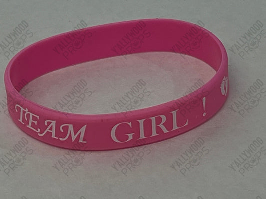 Johnny's Baby's Gender Reveal Party S6E3 Cobra Kai Movie Prop Y'allywood Props Team Girl Bracelet