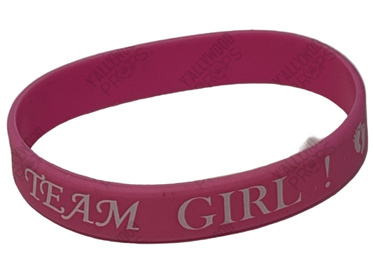 Johnny's Baby's Gender Reveal Party S6E3 Cobra Kai Movie Prop Y'allywood Props Team Girl Bracelet