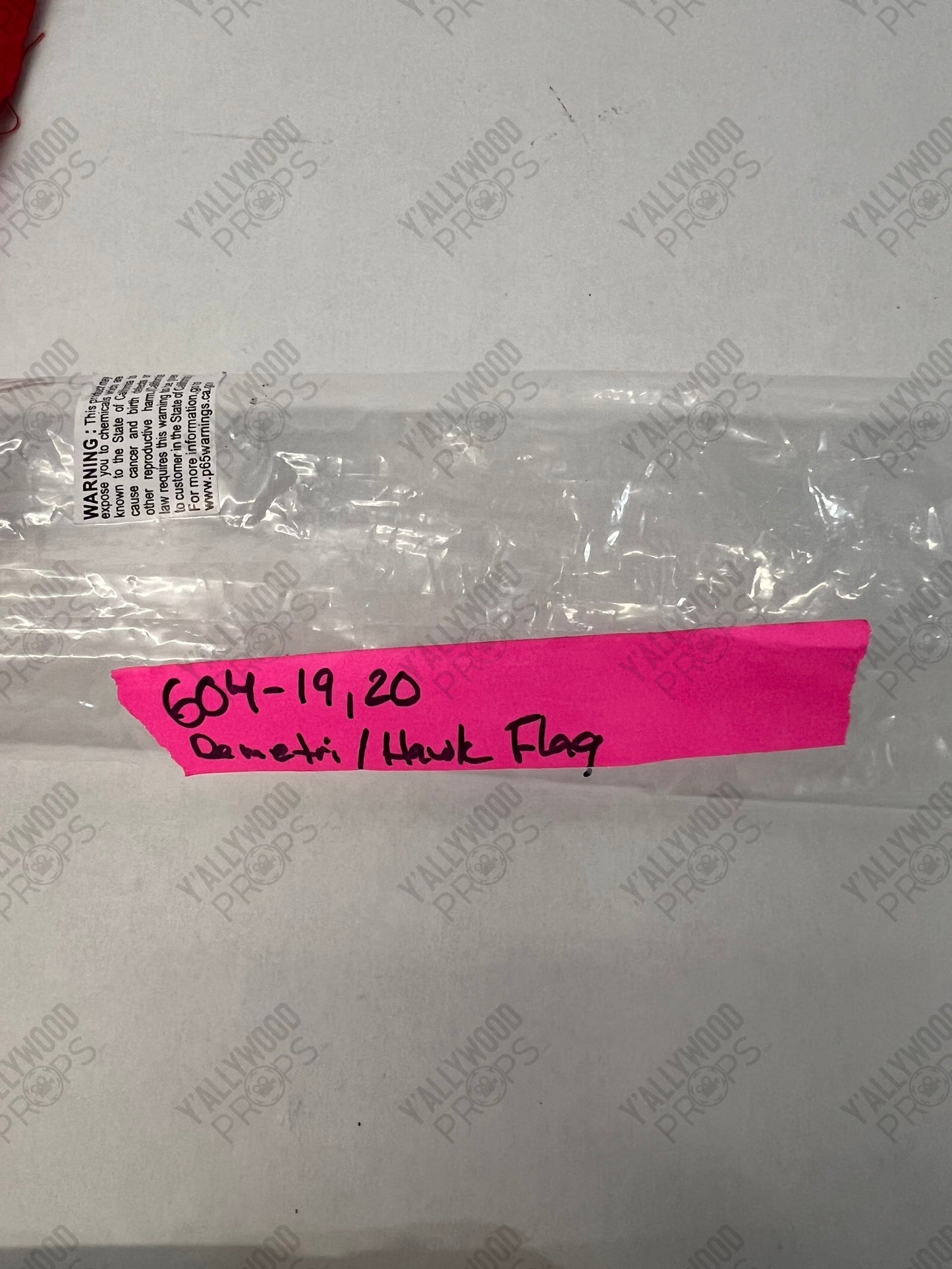 Eli & Demetri's Flag Challenge S6E4 Cobra Kai Movie Prop Y'allywood Props