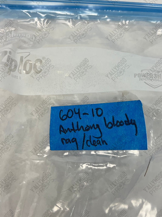 Anthony/Daniel's Bloody Rag S6E4 Cobra Kai Movie Prop Y'allywood Props