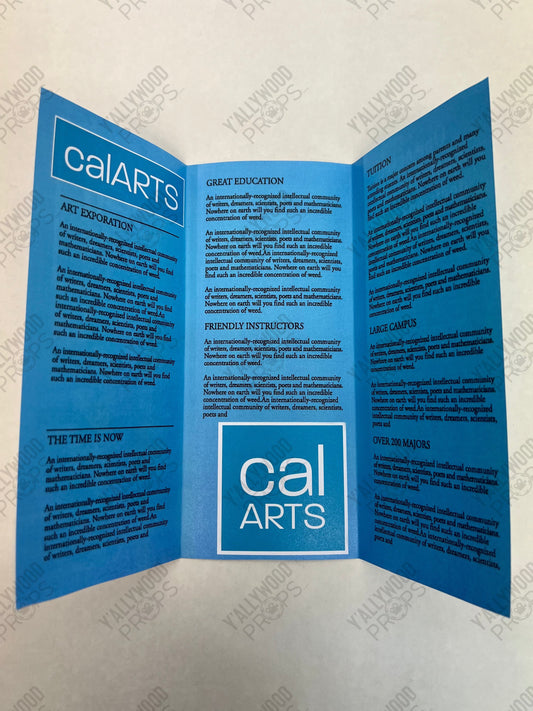 College Brochures S6E2 Cobra Kai Movie Prop Y'allywood Props