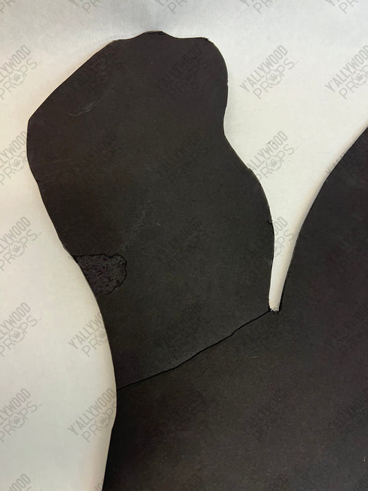 Ace Spade Crying Head Cutout Heels (2021) Movie Prop Y'allywood Props
