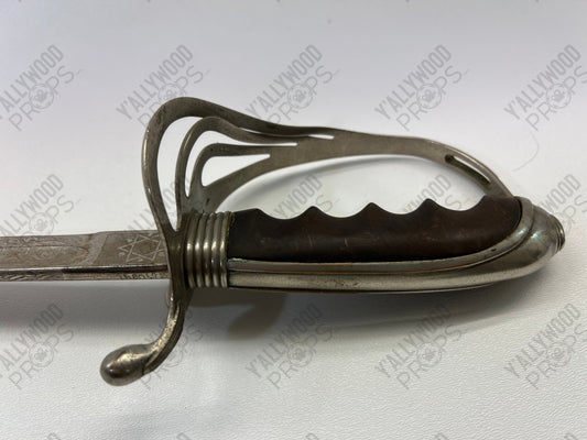 Sword from Red Notice Fight Scene Movie Prop Y'allywood Props