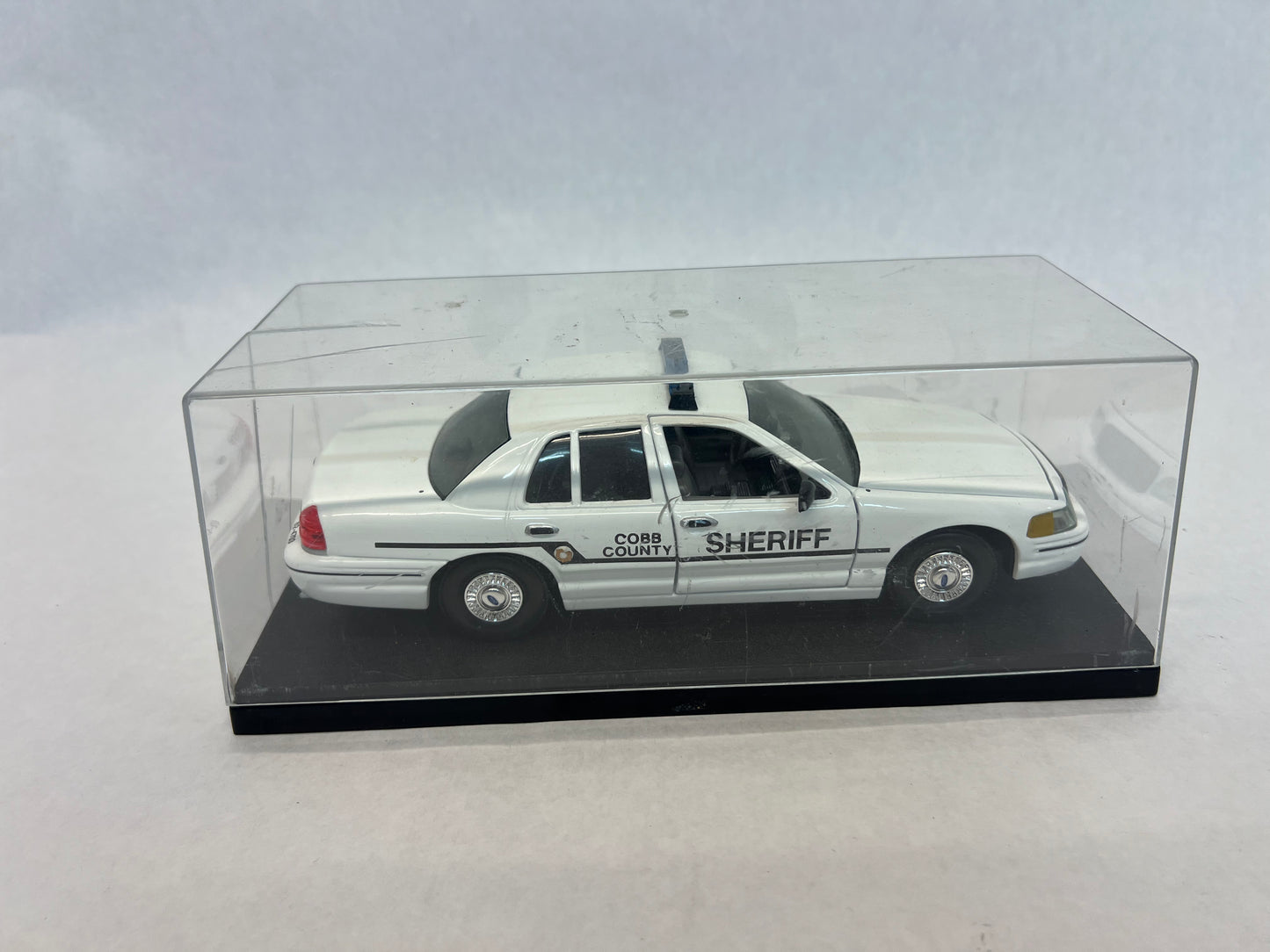 Cobb County Sheriff Eartl Car Benicio del Toro's Desk in Reptile Movie Prop Y'allywood Props
