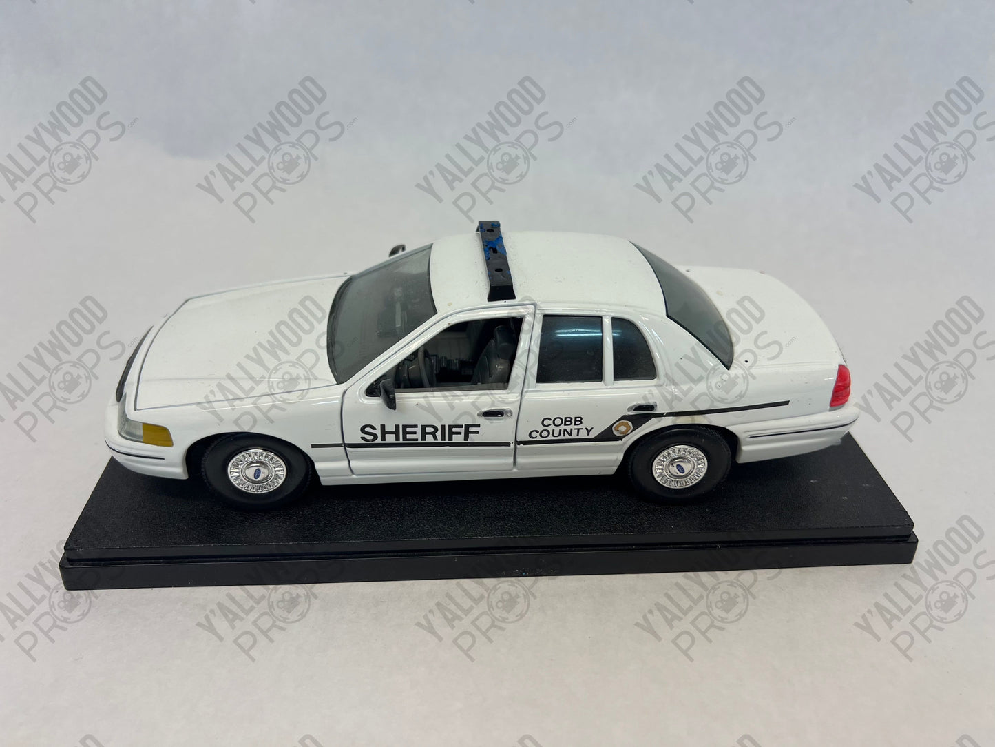 Cobb County Sheriff Eartl Car Benicio del Toro's Desk in Reptile Movie Prop Y'allywood Props