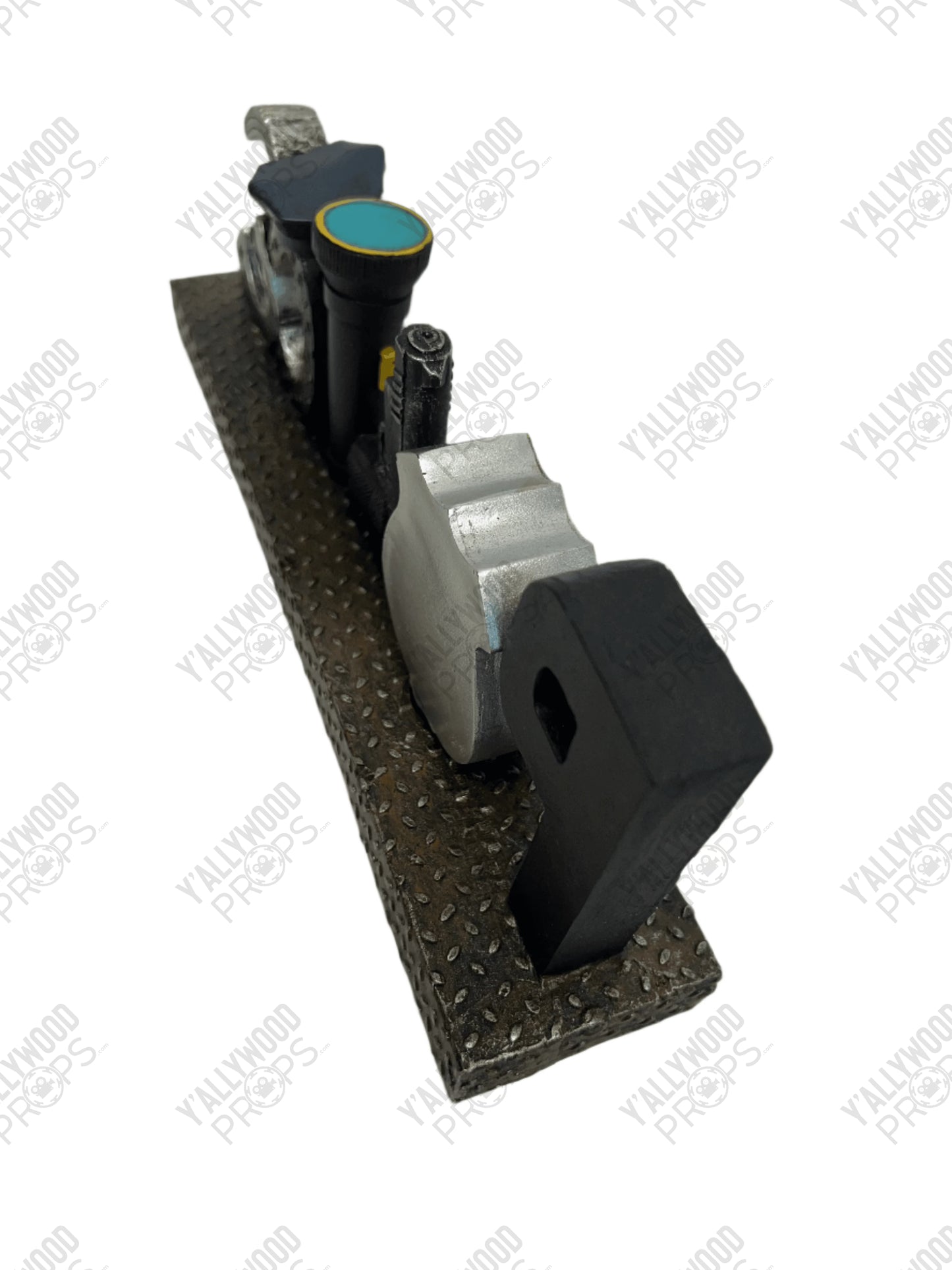 Police Decoration Benicio del Toro's Desk in Reptile 2023 Movie Prop Y'allywood Props