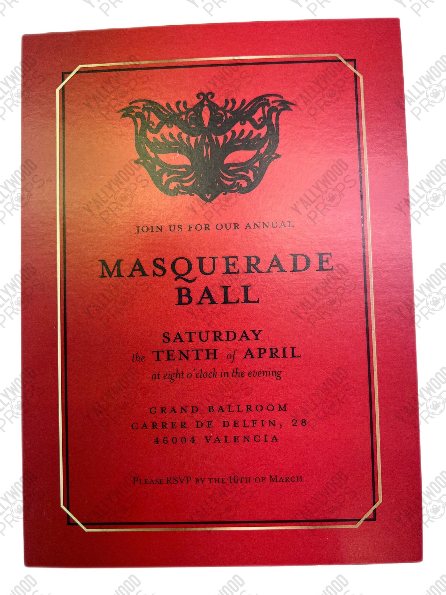 Axe from Red Notice Masquerade Ball Fight Scene Movie Prop Y'allywood Props