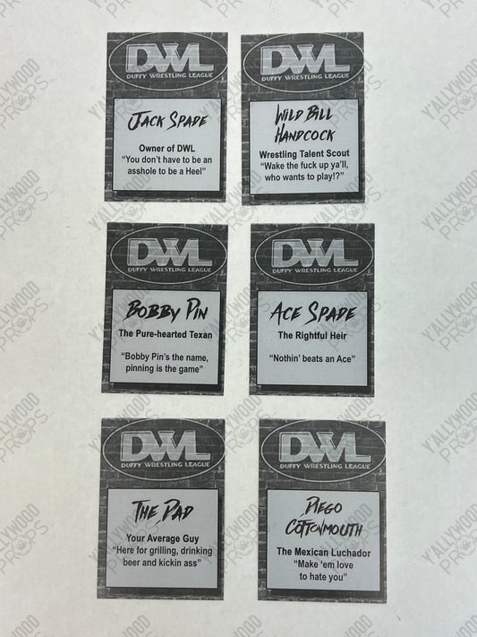 DWL Trading Cards Heels (2021) Movie Prop Y'allywood Props