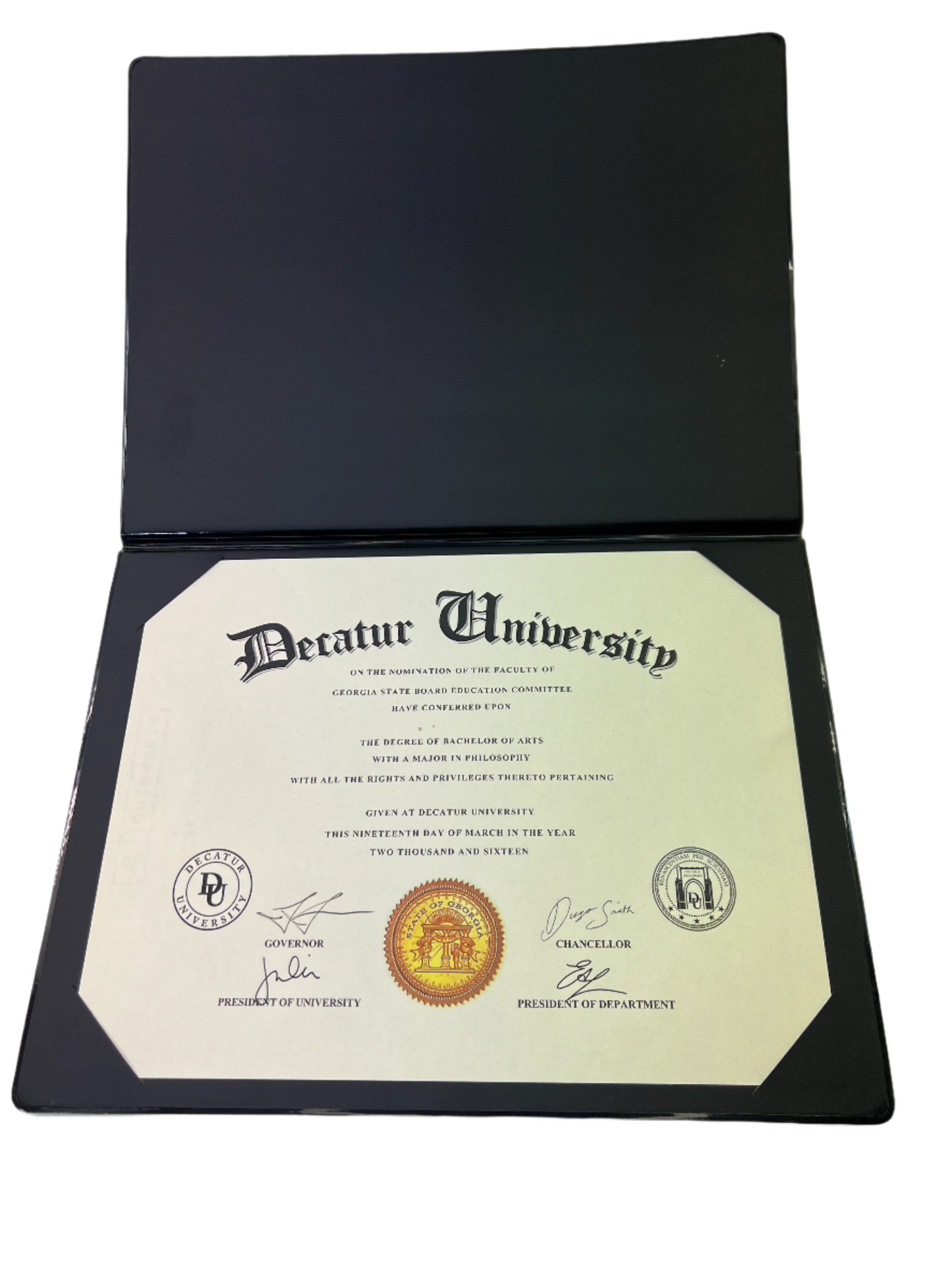 Diploma from Life of the Party Movie Prop Y'allywood Props