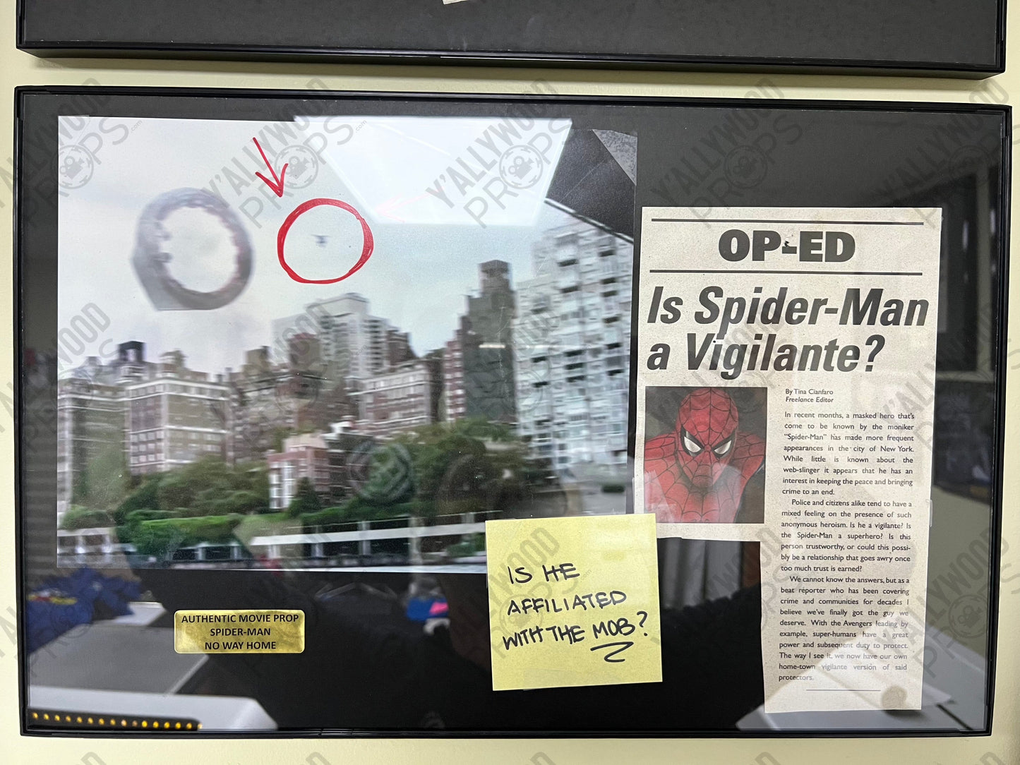 James Jonah Jameson Clippings Spider-man: No Way Home Movie Prop Y'allywood Props