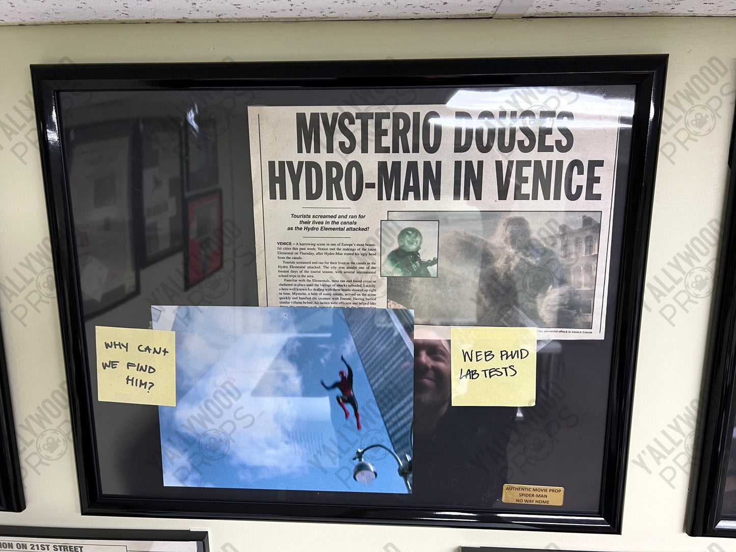 James Jonah Jameson Clippings Spider-man: No Way Home Movie Prop Y'allywood Props