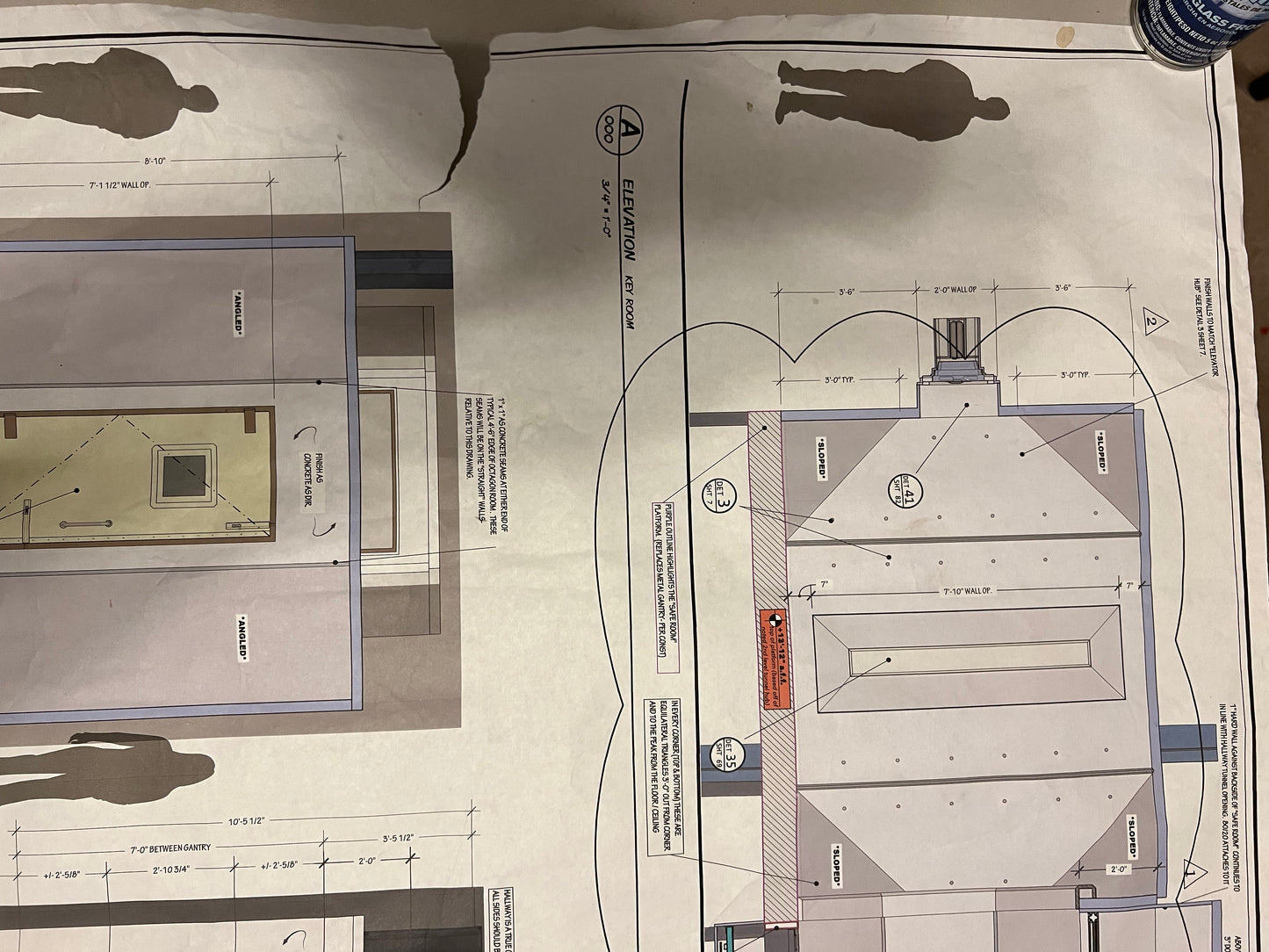Russian Lab in Starcourt Mall Blueprints Stranger Things Movie Prop Y'allywood Props