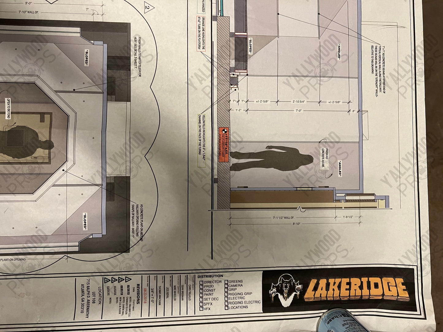 Russian Lab in Starcourt Mall Blueprints Stranger Things Movie Prop Y'allywood Props