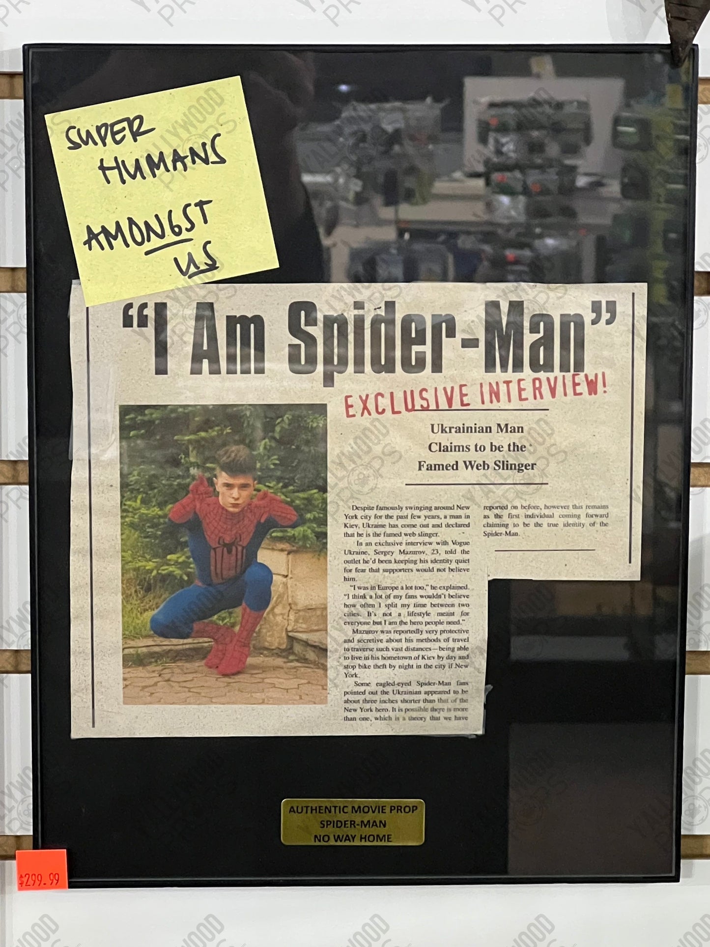 James Jonah Jameson Clippings Spider-man: No Way Home Movie Prop Y'allywood Props