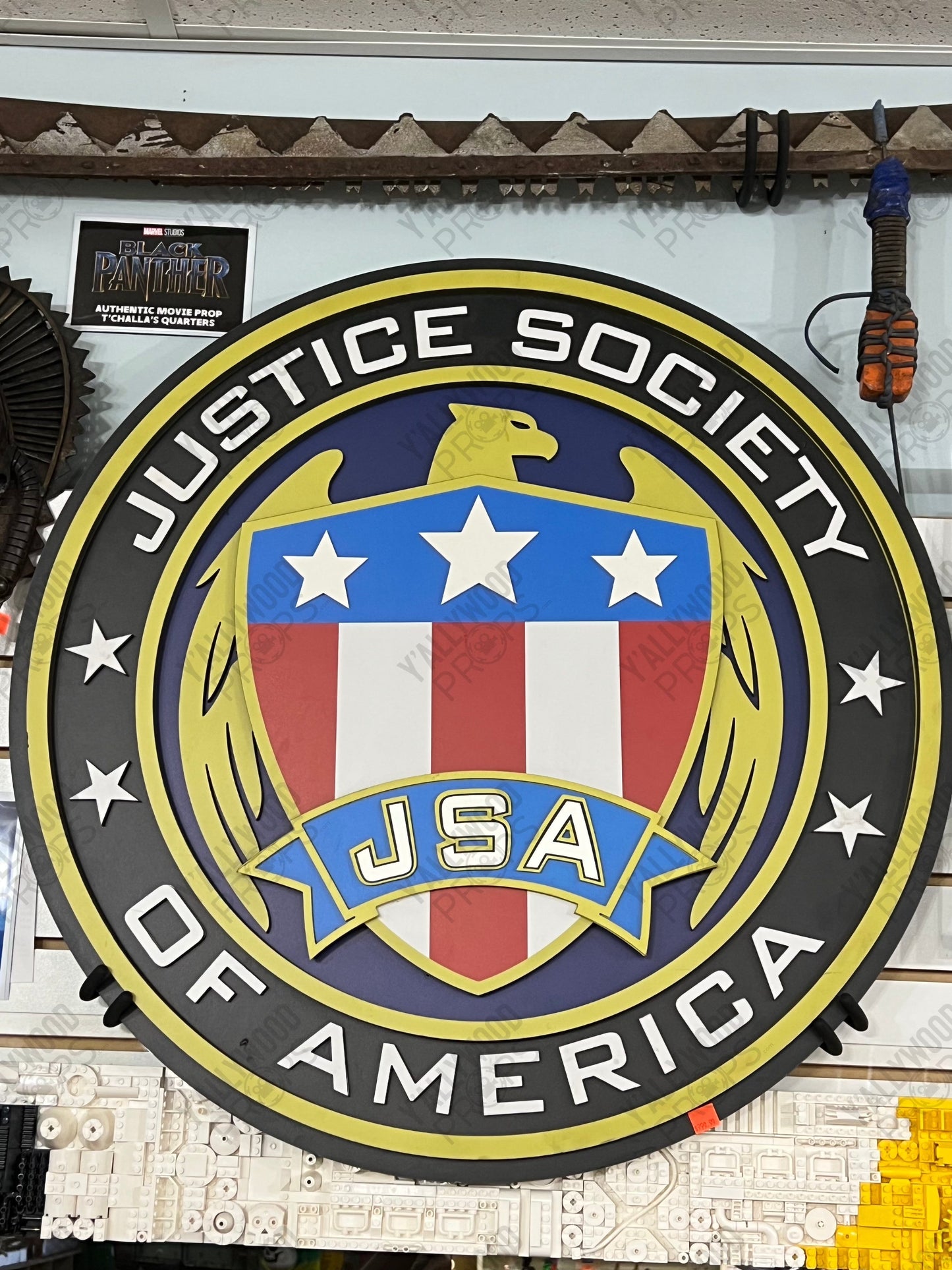 Justice Society of America Sign Stargirl Movie Prop Y'allywood Props