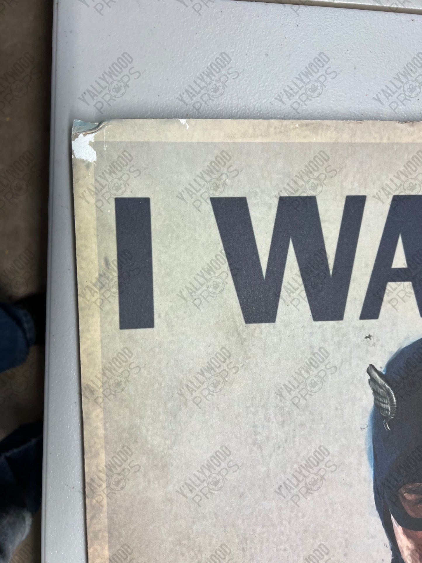 I Want You War Bonds Sign Captain America: The First Avenger Movie Prop Y'allywood Props