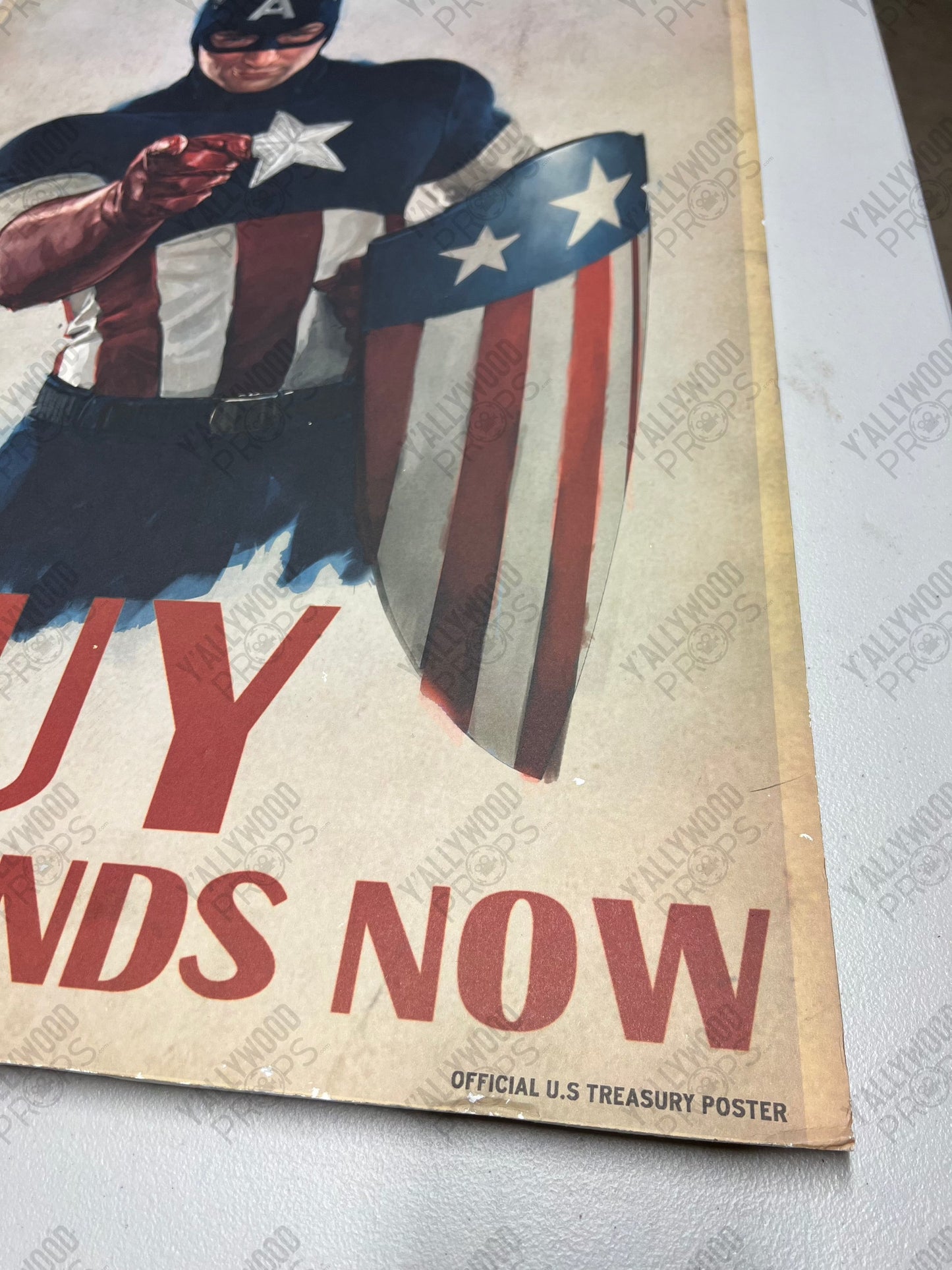 I Want You War Bonds Sign Captain America: The First Avenger Movie Prop Y'allywood Props