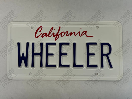 Danny Wheeler's License Plates Creed II (2018) Movie Prop Y'allywood Props California