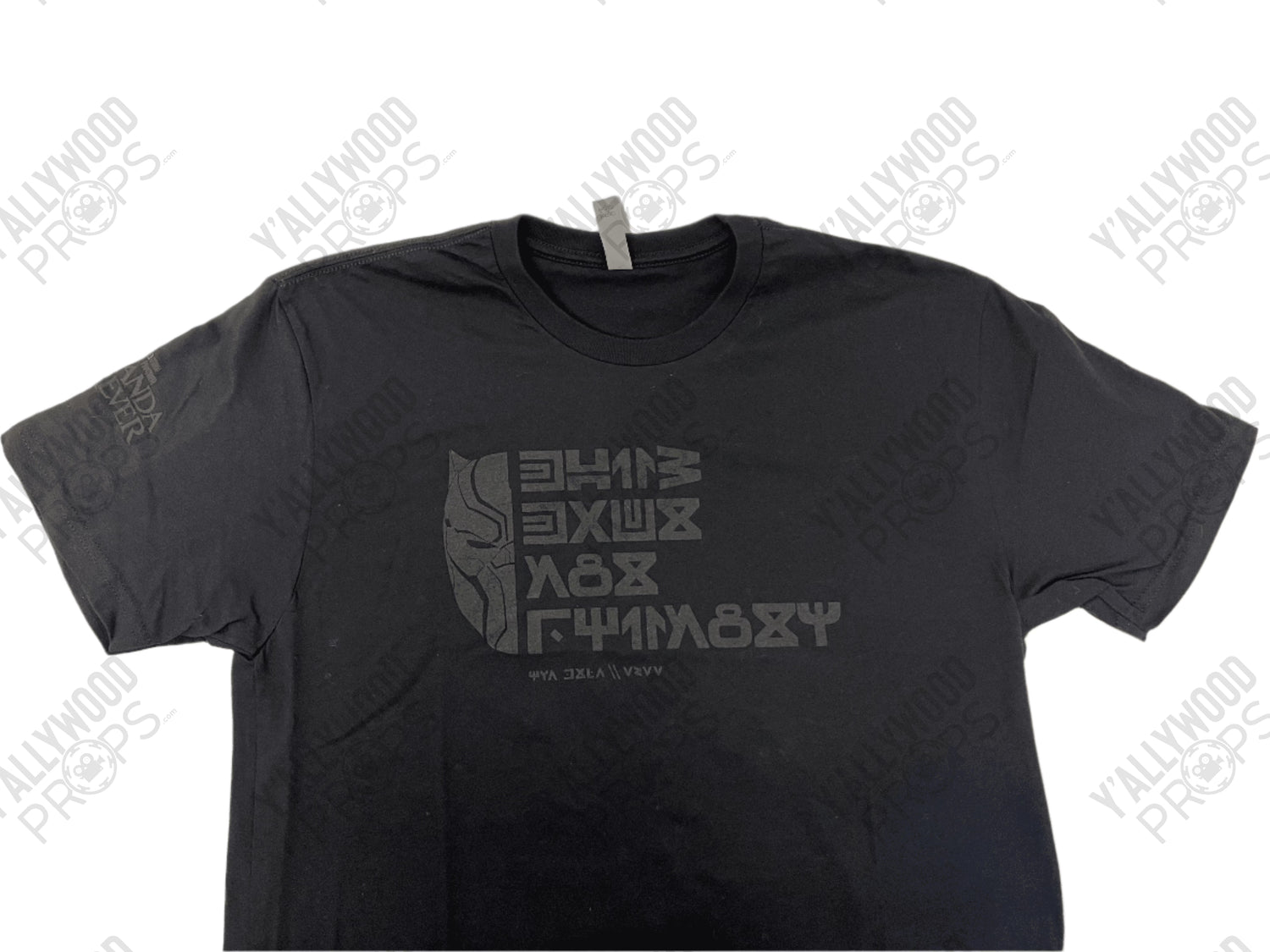 Black Panther: Wakanda Forever (2022) T-Shirt Cast & Crew Gift Wardrobe Y'allywood Props