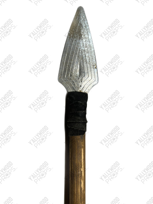African Spear from Rita’s Film Set Episode 1 Doom Patrol Movie Prop Y'allywood Props