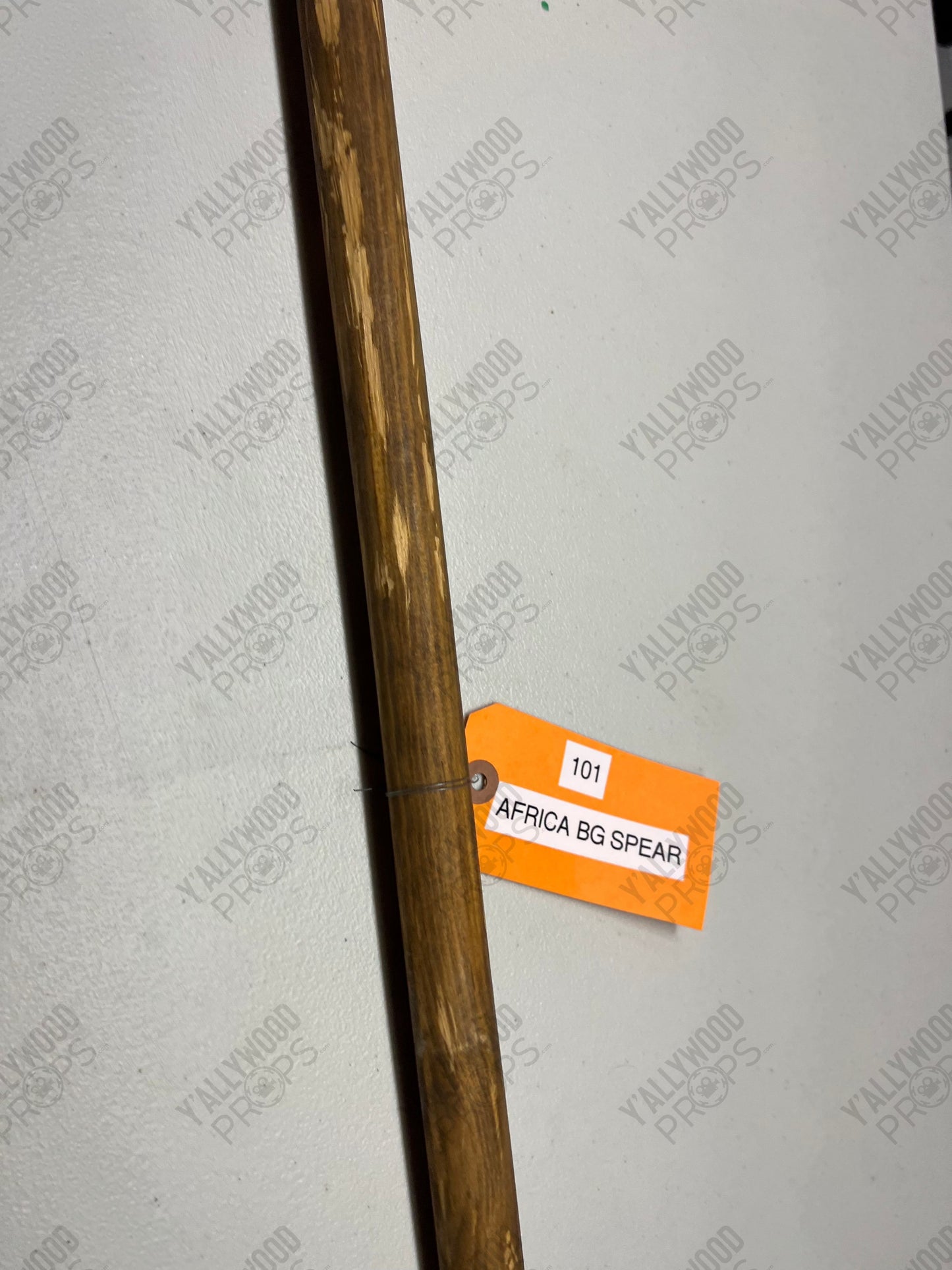 African Spear from Rita’s Film Set Episode 1 Doom Patrol Movie Prop Y'allywood Props
