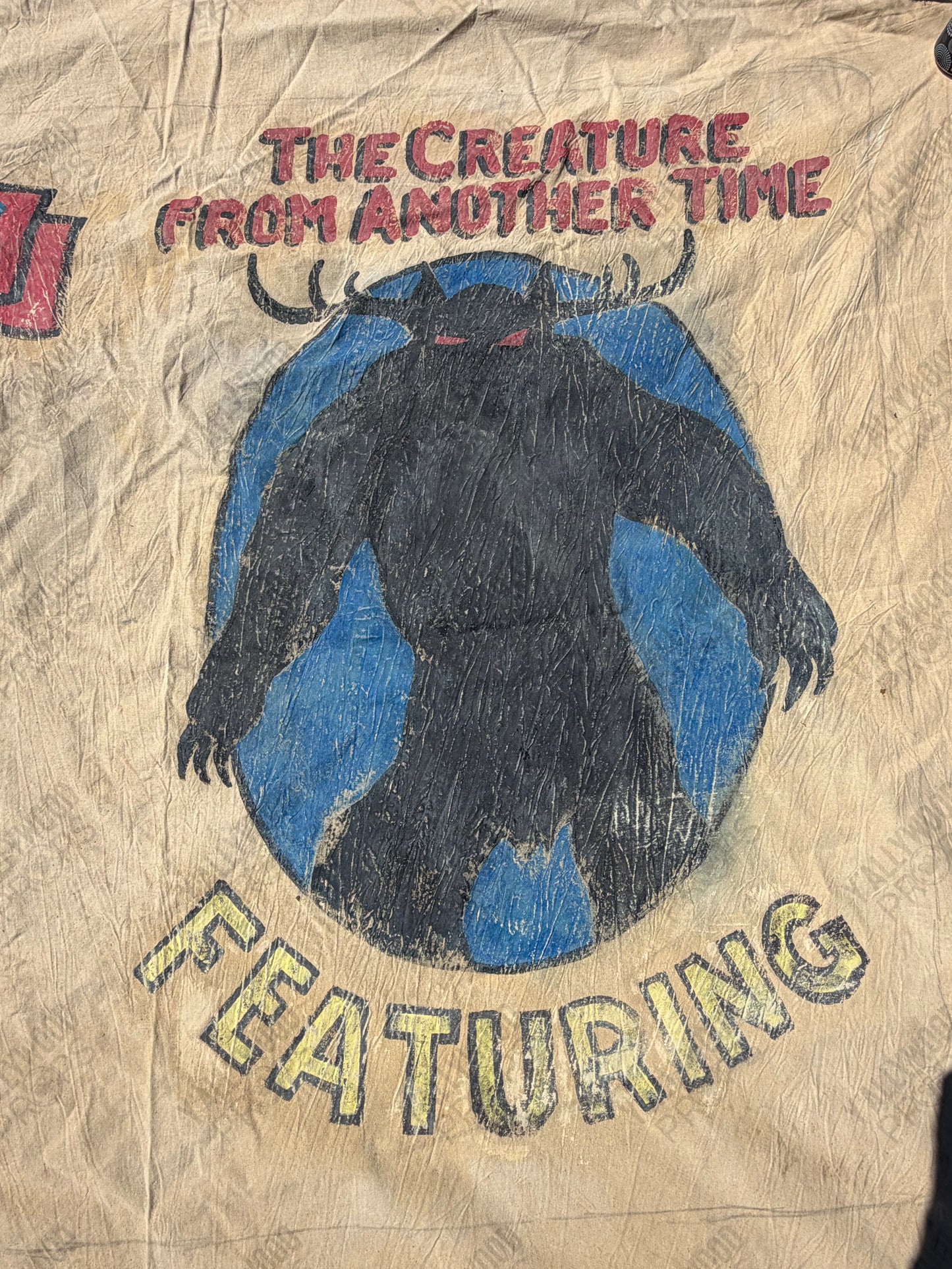 Ape Faced Girl & Wendigo Circus Banner S2E1 Doom Patrol (2019-2023) Movie Prop Y'allywood Props